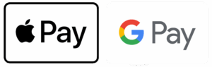 Apple Pay and Google Pay logos